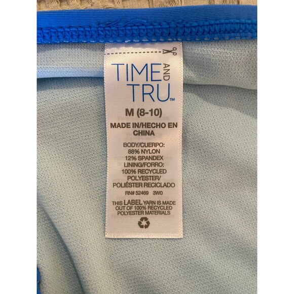 NEW Time and Tru Bikini  Bottoms Size Medium 8-10  High Waist (top available) - Picture 7 of 9